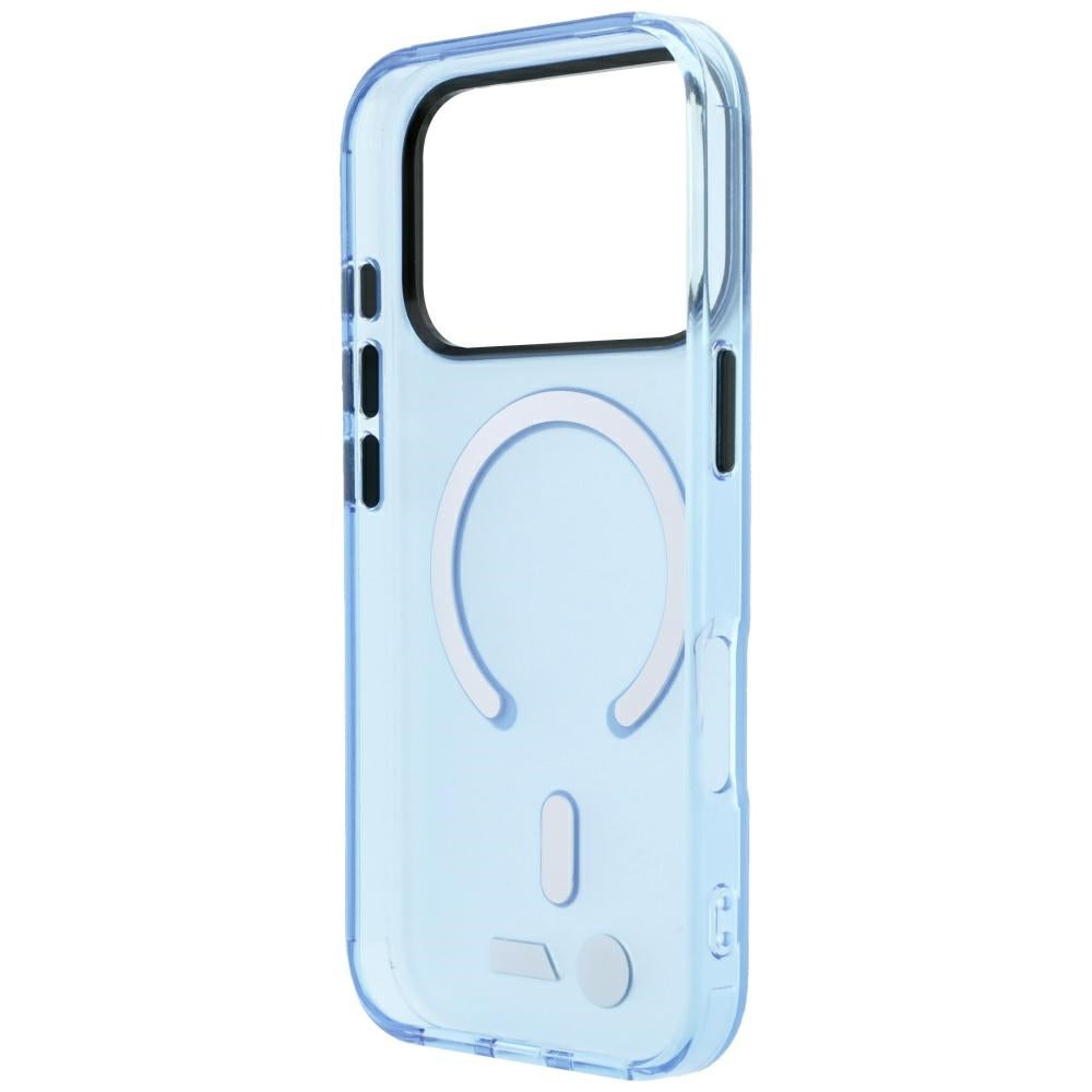 BMW M IML Frosted Metal Logo &amp; Trims MagSafe Case for iPhone 17 Pro Max / 18 Pro Max - Blue_6