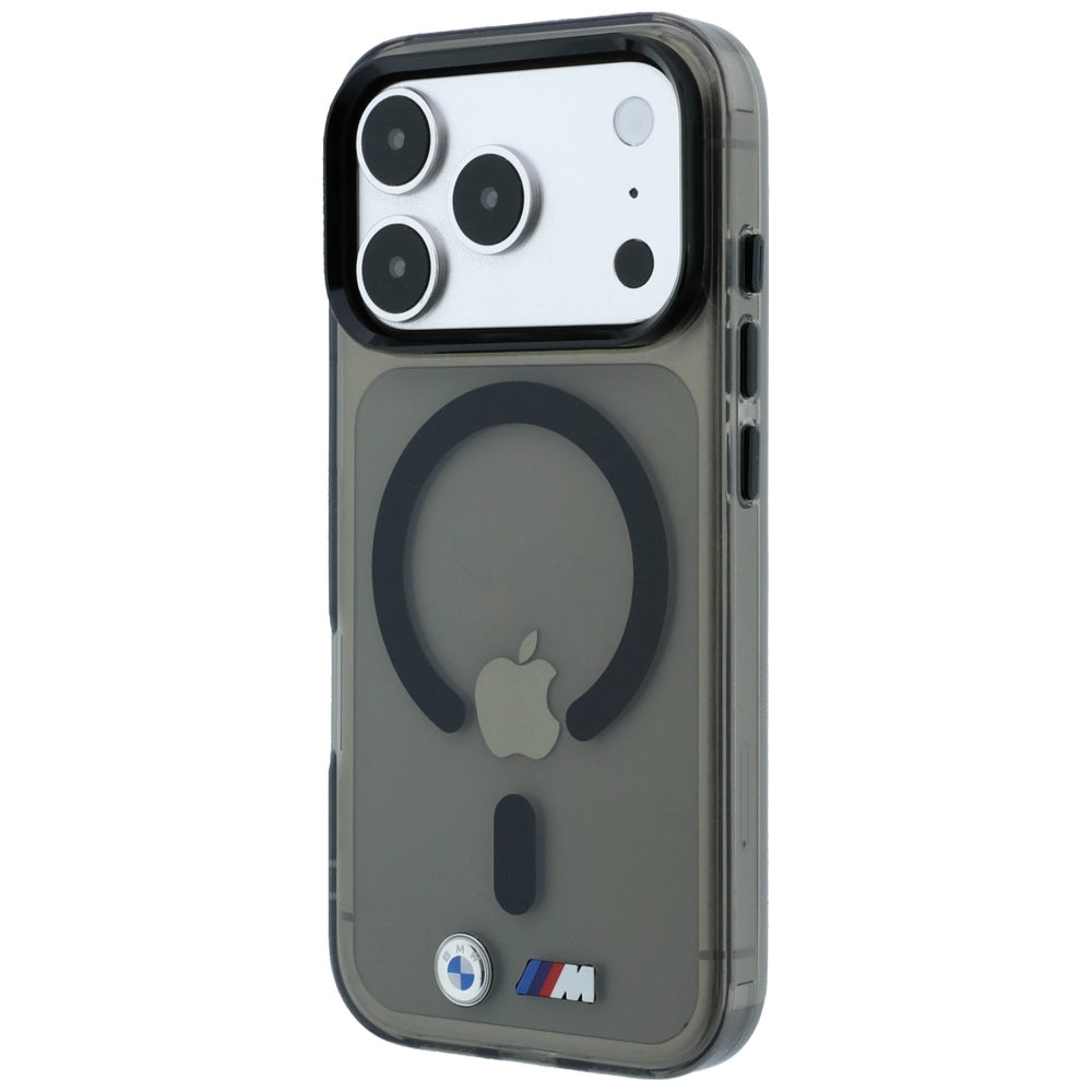 BMW M IML Glossy Metal Logo &amp; Trims MagSafe Case for iPhone 17 Pro / 18 Pro - Black_1