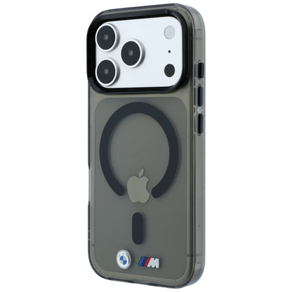 BMW M IML Glossy Metal Logo &amp; Trims MagSafe Case for iPhone 17 Pro / 18 Pro - Black_1