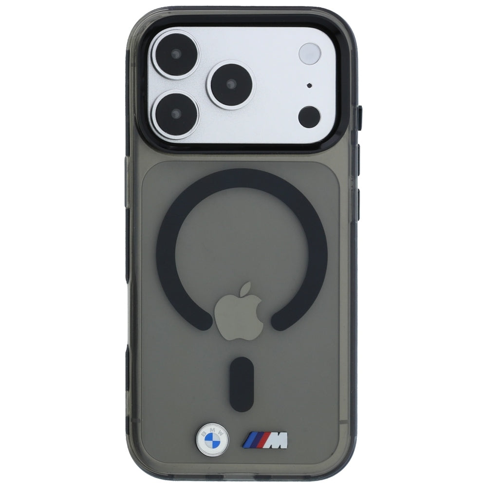 BMW M IML Glossy Metal Logo &amp; Trims MagSafe Case for iPhone 17 Pro / 18 Pro - Black_2