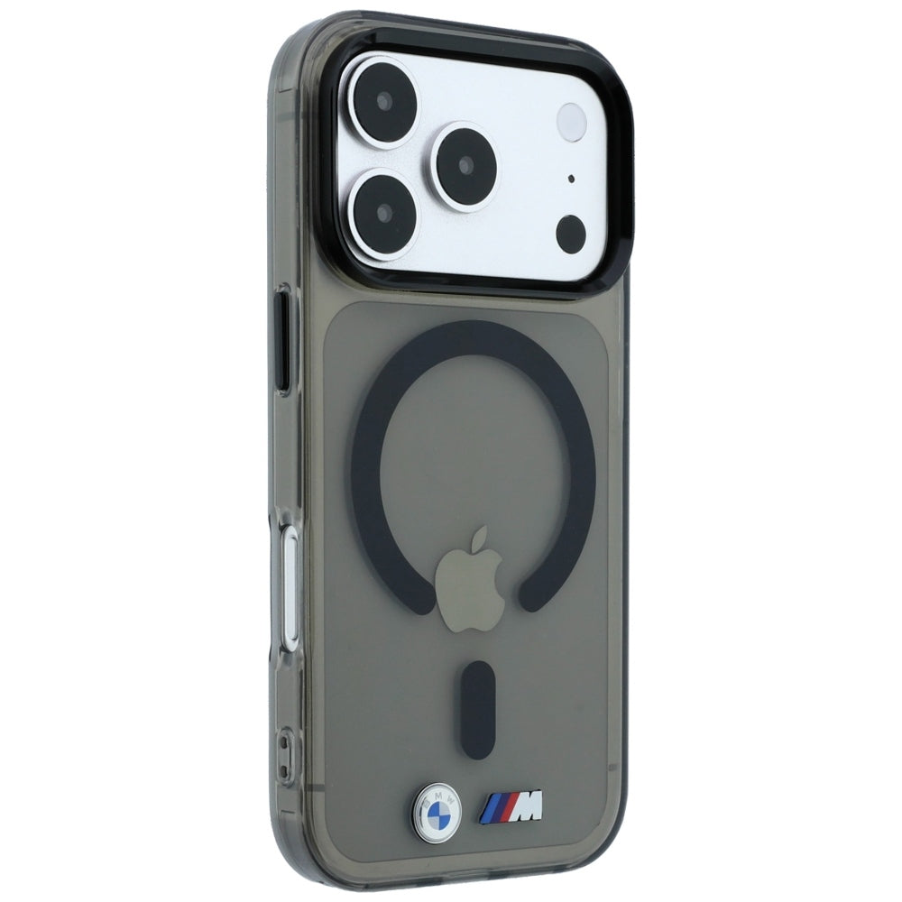 BMW M IML Glossy Metal Logo &amp; Trims MagSafe Case for iPhone 17 Pro / 18 Pro - Black_3