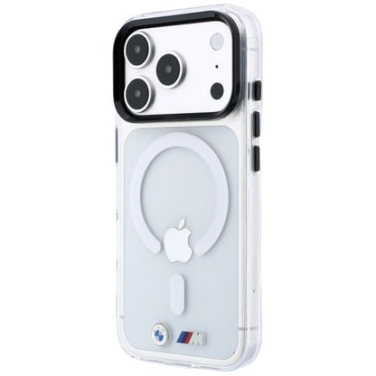 BMW M IML Glossy Metal Logo &amp; Trims MagSafe Case for iPhone 17 Pro / 18 Pro - Transparent_1