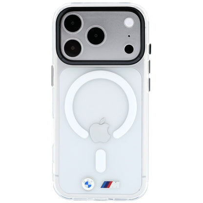 BMW M IML Glossy Metal Logo &amp; Trims MagSafe Case for iPhone 17 Pro / 18 Pro - Transparent_2