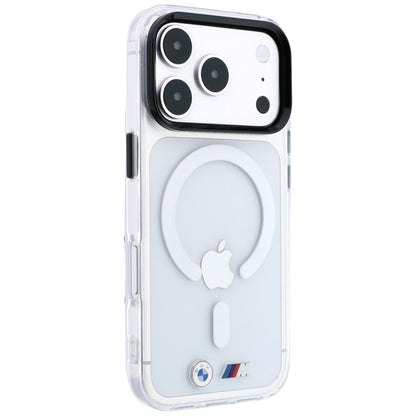 BMW M IML Glossy Metal Logo &amp; Trims MagSafe Case for iPhone 17 Pro / 18 Pro - Transparent_3