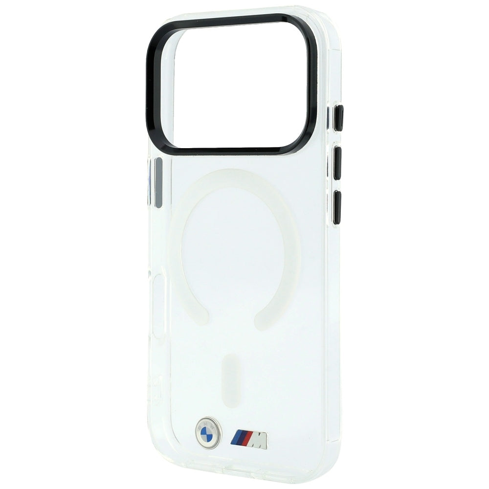 BMW M IML Glossy Metal Logo &amp; Trims MagSafe Case for iPhone 17 Pro / 18 Pro - Transparent_5