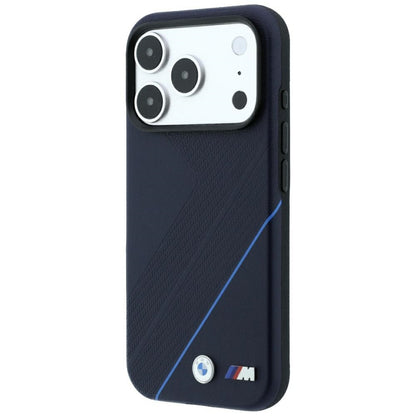 BMW M Tire Track Blue Line MagSafe Case for iPhone 17 Pro Max / 18 Pro Max - Navy Blue_1