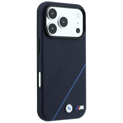 BMW M Tire Track Blue Line MagSafe Case for iPhone 17 Pro Max / 18 Pro Max - Navy Blue_3