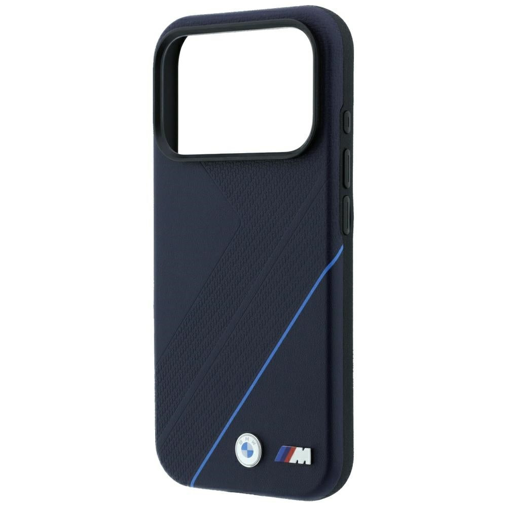 BMW M Tire Track Blue Line MagSafe Case for iPhone 17 Pro Max / 18 Pro Max - Navy Blue_5
