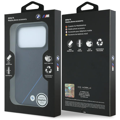 BMW M Tire Track Blue Line MagSafe Case for iPhone 17 Pro Max / 18 Pro Max - Navy Blue_7