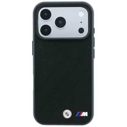 BMW M Tire Track Metal Logo MagSafe Case for iPhone 17 Pro / 18 Pro - Black_2