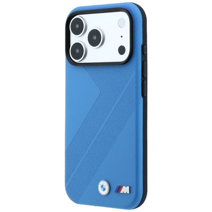 BMW M Tire Track Metal Logo MagSafe Case for iPhone 17 Pro / 18 Pro - Blue_1