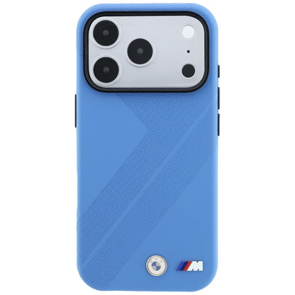 BMW M Tire Track Metal Logo MagSafe Case for iPhone 17 Pro / 18 Pro - Blue_2