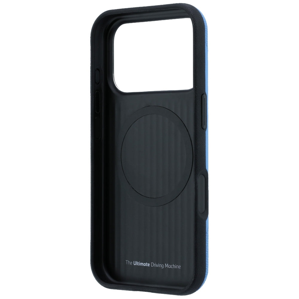 BMW M Tire Track Metal Logo MagSafe Case for iPhone 17 Pro / 18 Pro - Blue_6
