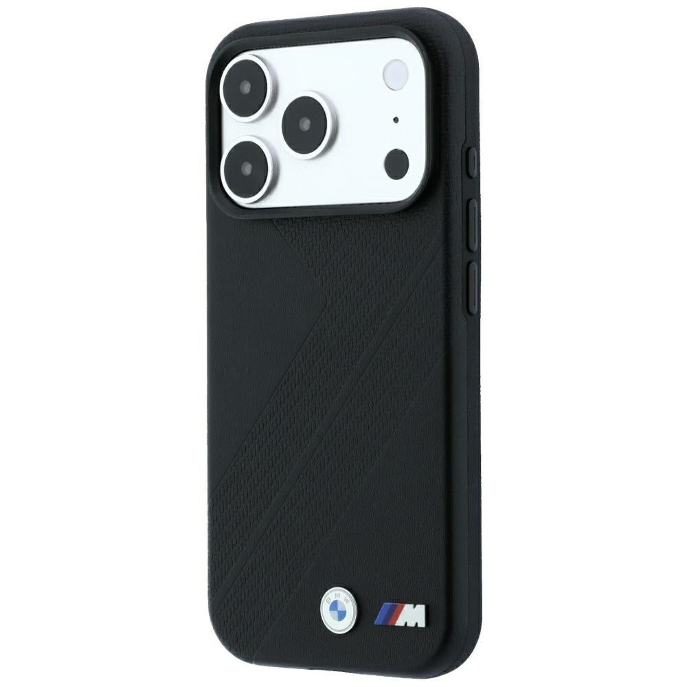BMW M Tire Track Metal Logo MagSafe Case for iPhone 17 Pro Max / 18 Pro Max - Black_1
