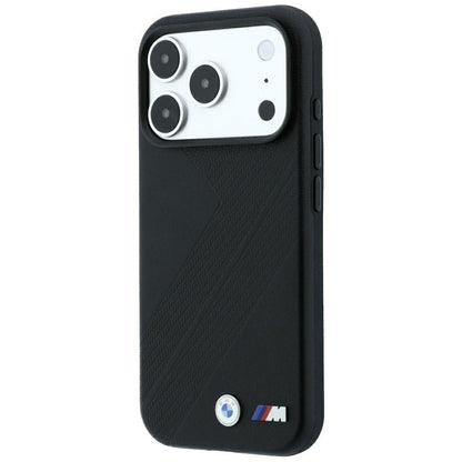 BMW M Tire Track Metal Logo MagSafe Case for iPhone 17 Pro Max / 18 Pro Max - Black_1