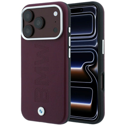 BMW Sign Centered Deboss MagSafe Case for iPhone 17 Pro / 18 Pro - Burgundy_0