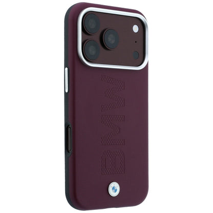BMW Sign Centered Deboss MagSafe Case for iPhone 17 Pro / 18 Pro - Burgundy_3