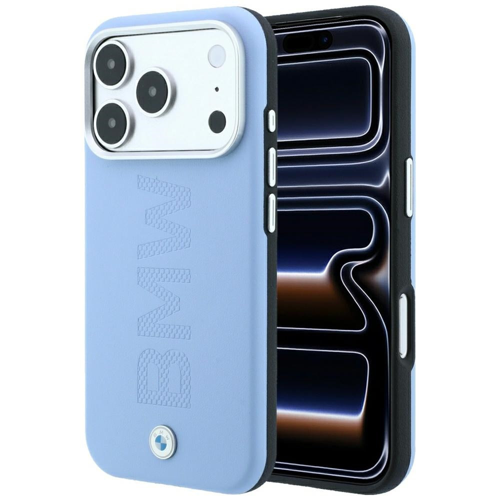 BMW Sign Centered Deboss MagSafe Case for iPhone 17 Pro / 18 Pro - Blue_0