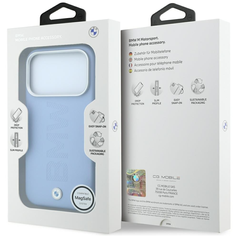 BMW Sign Centered Deboss MagSafe Case for iPhone 17 Pro / 18 Pro - Blue_7