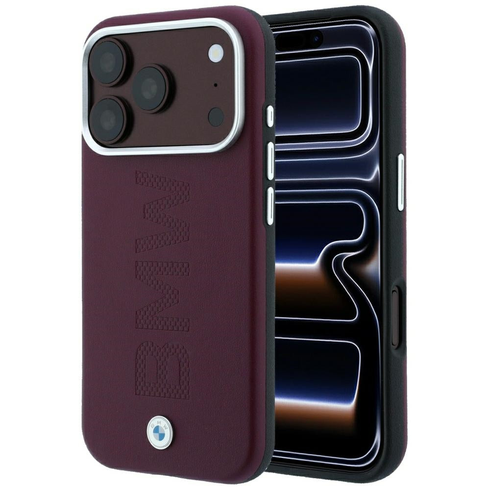 BMW Sign Centered Deboss MagSafe Case for iPhone 17 Pro Max / 18 Pro Max - Burgundy_0