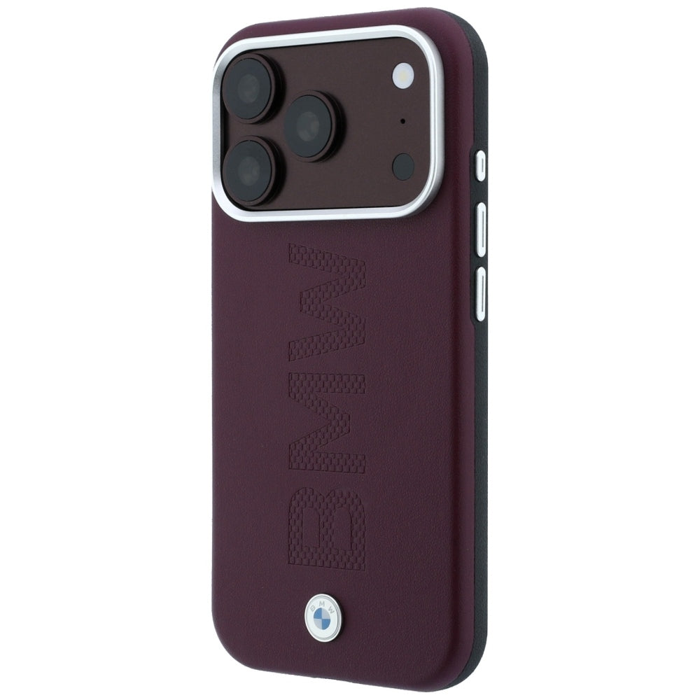 BMW Sign Centered Deboss MagSafe Case for iPhone 17 Pro Max / 18 Pro Max - Burgundy_1