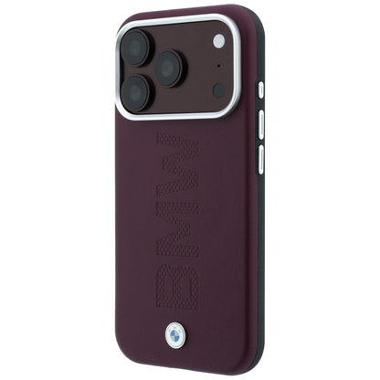 BMW Sign Centered Deboss MagSafe Case for iPhone 17 Pro Max / 18 Pro Max - Burgundy_1