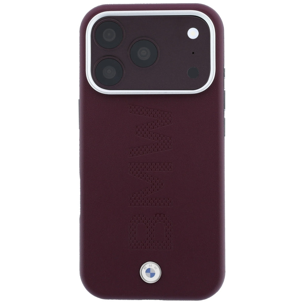 BMW Sign Centered Deboss MagSafe Case for iPhone 17 Pro Max / 18 Pro Max - Burgundy_2