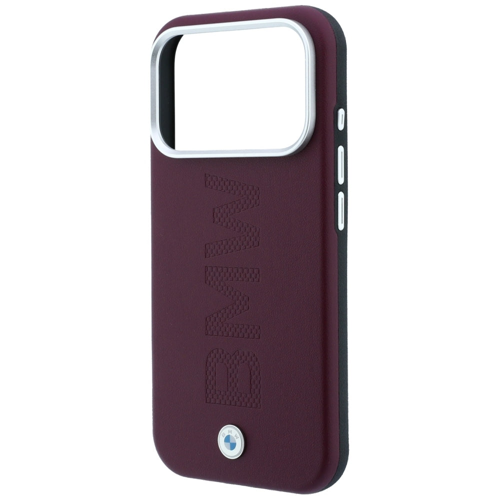 BMW Sign Centered Deboss MagSafe Case for iPhone 17 Pro Max / 18 Pro Max - Burgundy_5