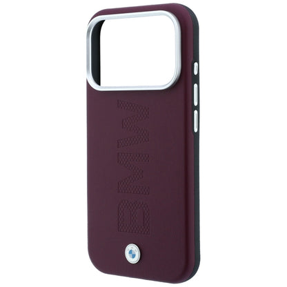 BMW Sign Centered Deboss MagSafe Case for iPhone 17 Pro Max / 18 Pro Max - Burgundy_5