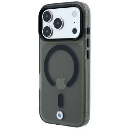 BMW Sign Frosted IML &amp; Metal Logo MagSafe Case for iPhone 17 Pro / 18 Pro - Black_1
