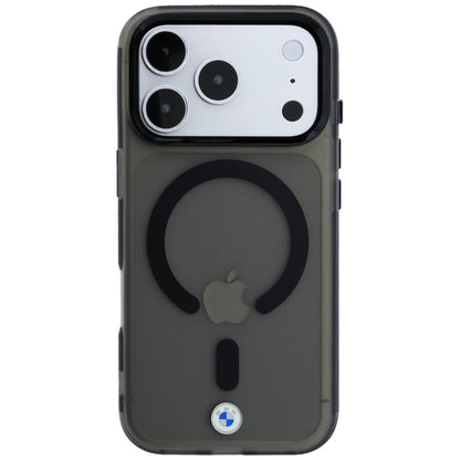 BMW Sign Frosted IML &amp; Metal Logo MagSafe Case for iPhone 17 Pro / 18 Pro - Black_2