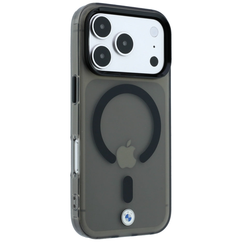 BMW Sign Frosted IML &amp; Metal Logo MagSafe Case for iPhone 17 Pro / 18 Pro - Black_3