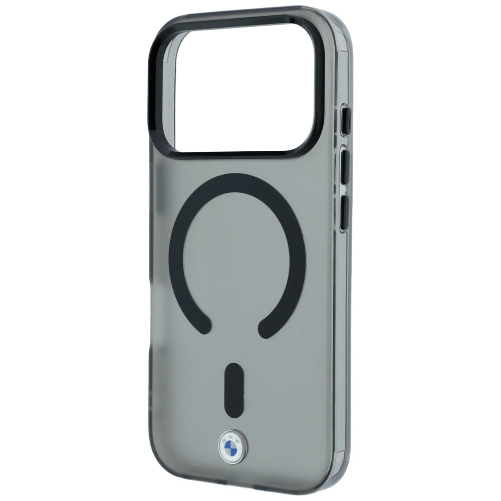 BMW Sign Frosted IML &amp; Metal Logo MagSafe Case for iPhone 17 Pro / 18 Pro - Black_5