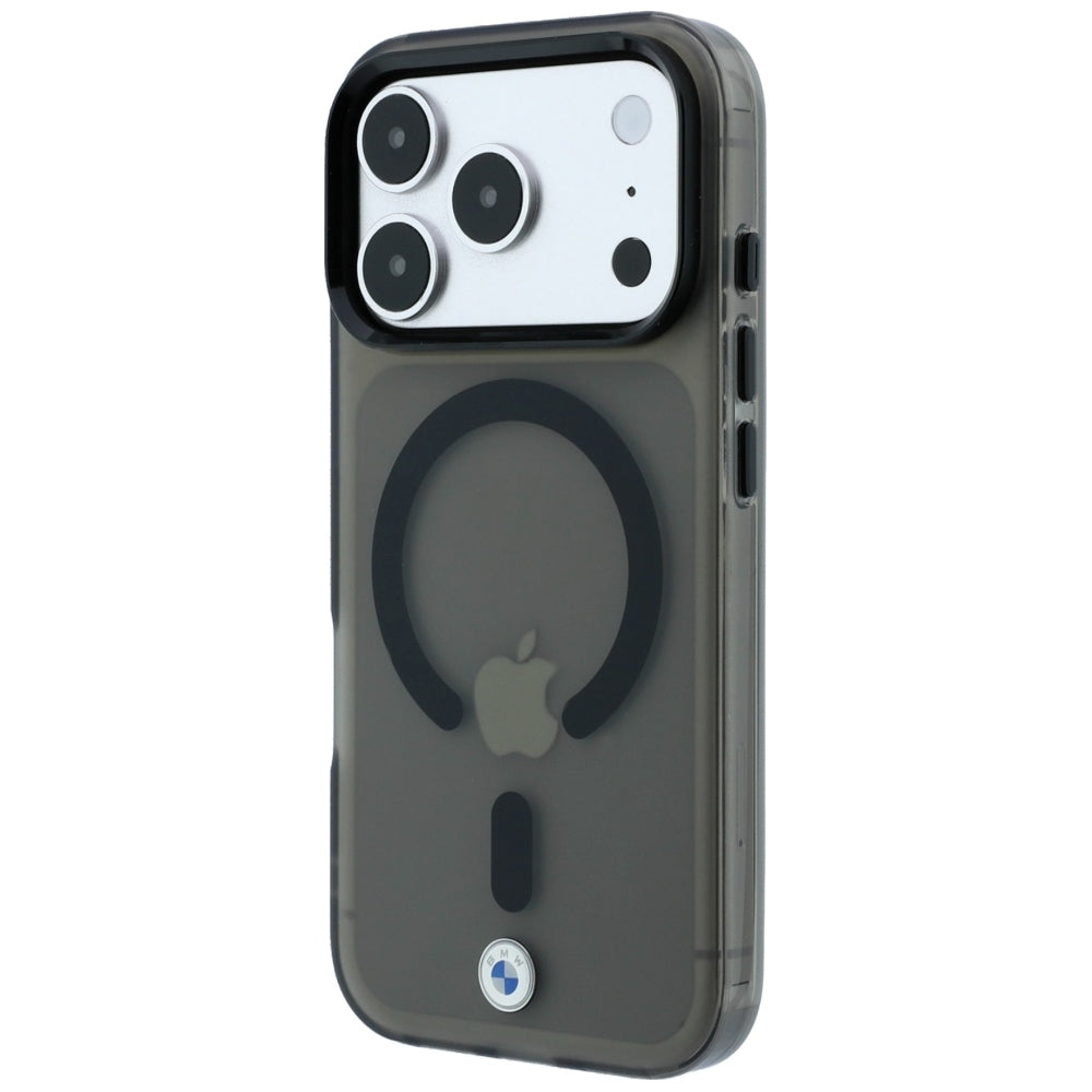 BMW Sign Frosted IML &amp; MetalL Logo MagSafe Case for iPhone 17 Pro Max / 18 Pro Max - Black_1