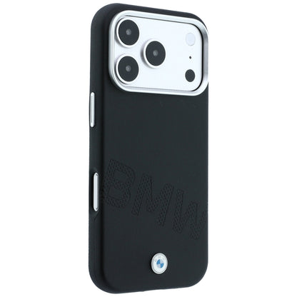 BMW Sign Inclined Deboss Letters MagSafe Case for iPhone 17 Pro / 18 Pro - Black_3
