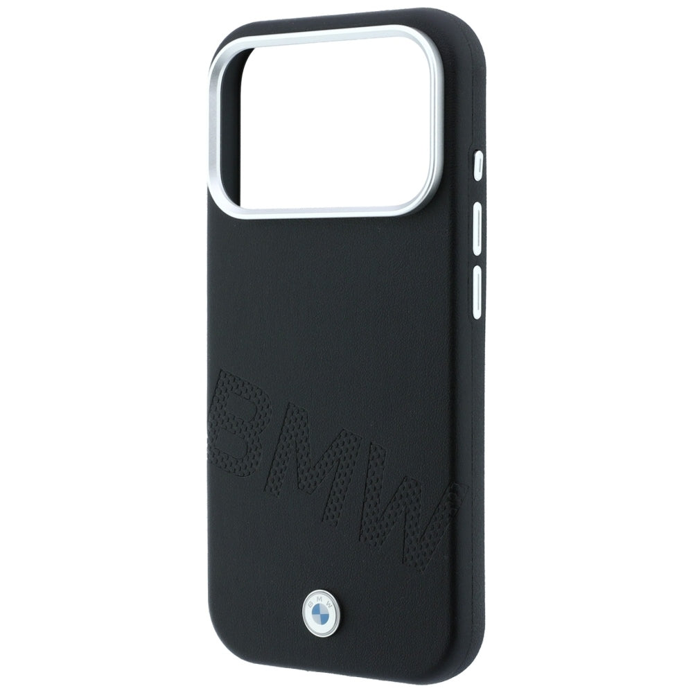 BMW Sign Inclined Deboss Letters MagSafe Case for iPhone 17 Pro / 18 Pro - Black_5