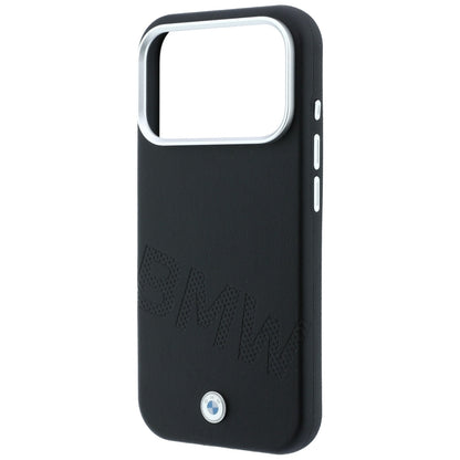 BMW Sign Inclined Deboss Letters MagSafe Case for iPhone 17 Pro / 18 Pro - Black_5
