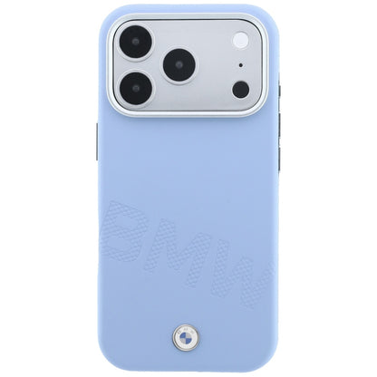 BMW Sign Inclined Deboss Letters MagSafe Case for iPhone 17 Pro / 18 Pro - Blue_2