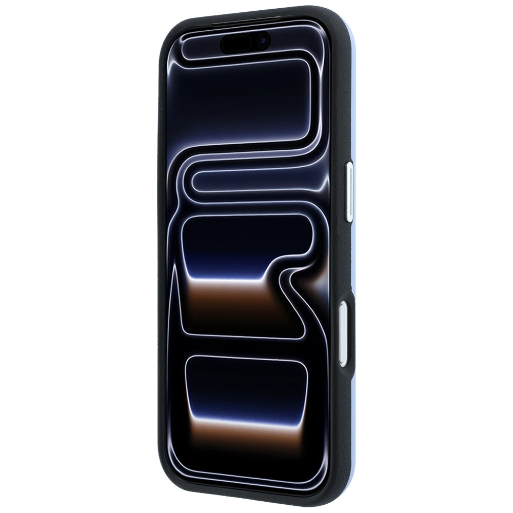 BMW Sign Inclined Deboss Letters MagSafe Case for iPhone 17 Pro / 18 Pro - Blue_4
