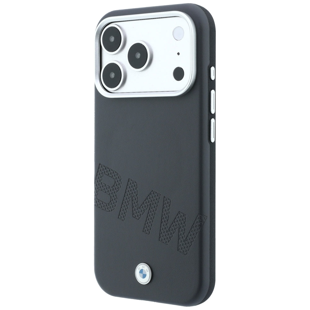BMW Sign Inclined Deboss Letters MagSafe Case for iPhone 17 Pro / 18 Pro - Gray_1
