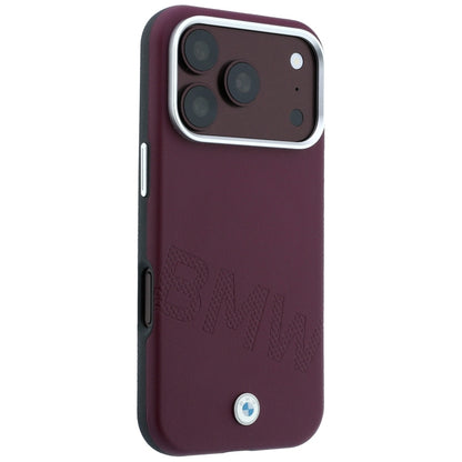 BMW Sign Inclined Deboss Letters MagSafe case for iPhone 17 Pro Max / 18 Pro Max - burgundy_3