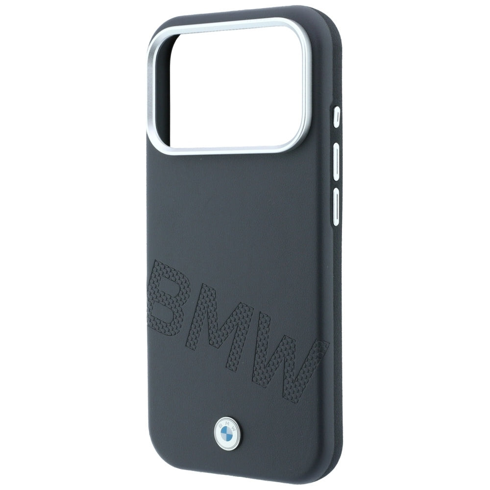 BMW Sign Inclined Deboss Letters MagSafe Case for iPhone 17 Pro Max / 18 Pro Max - Gray_5