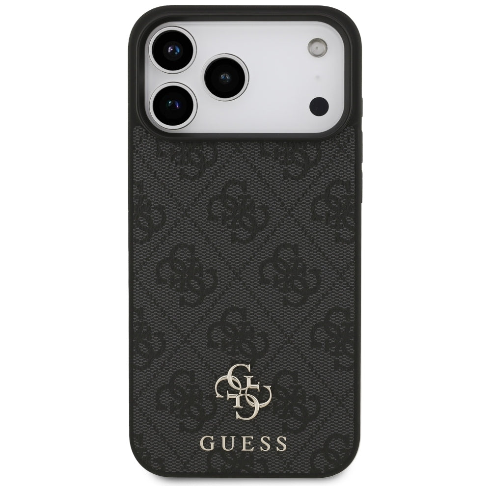 Guess 4G Small Classic Logo MagSafe Case for iPhone 17 Pro Max / 18 Pro Max - Black_2