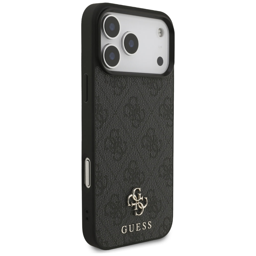 Guess 4G Small Classic Logo MagSafe Case for iPhone 17 Pro Max / 18 Pro Max - Black_3