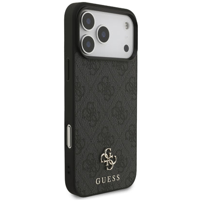 Guess 4G Small Classic Logo MagSafe Case for iPhone 17 Pro Max / 18 Pro Max - Black_3