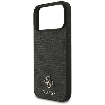 Guess 4G Small Classic Logo MagSafe Case for iPhone 17 Pro Max / 18 Pro Max - Black_5
