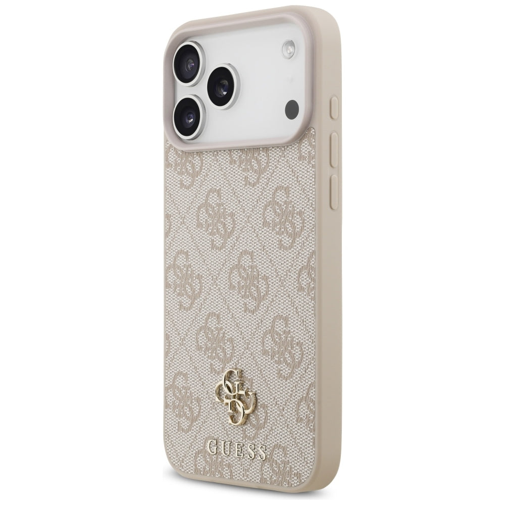 Guess 4G Small Classic Logo MagSafe Case for iPhone 17 Pro Max / 18 Pro Max - Pink_1