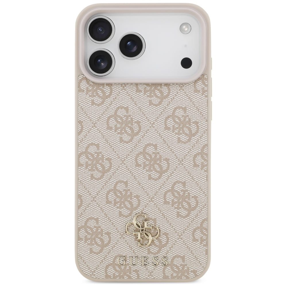 Guess 4G Small Classic Logo MagSafe Case for iPhone 17 Pro Max / 18 Pro Max - Pink_2