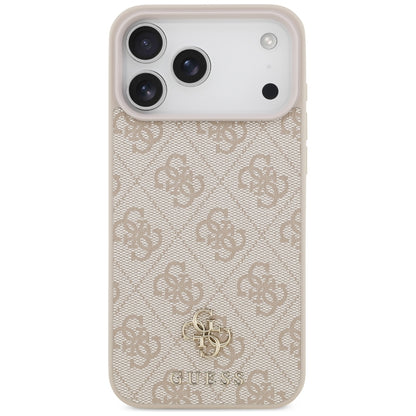 Guess 4G Small Classic Logo MagSafe Case for iPhone 17 Pro Max / 18 Pro Max - Pink_2