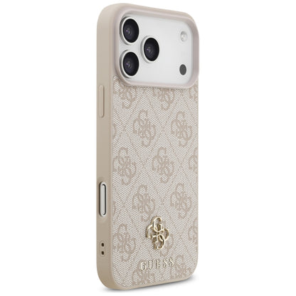Guess 4G Small Classic Logo MagSafe Case for iPhone 17 Pro Max / 18 Pro Max - Pink_3